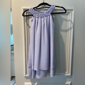 Maria Casero Lilac High neck children’s dress